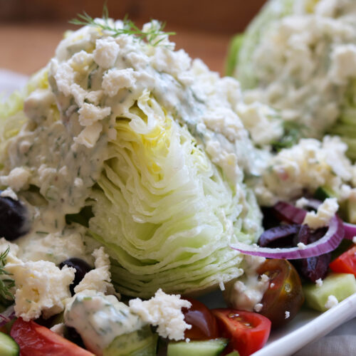 Greek Wedge Salad side view