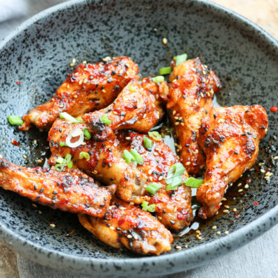 Grilled Asian Style Chicken Wings