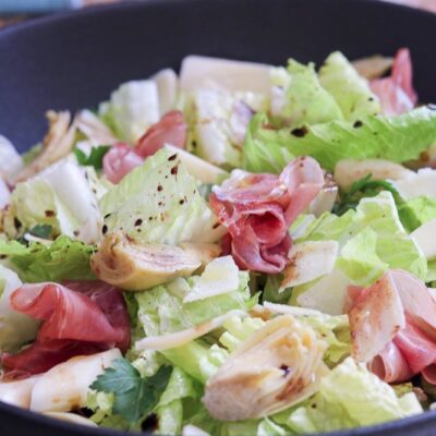Hearts Salad with Prosciutto