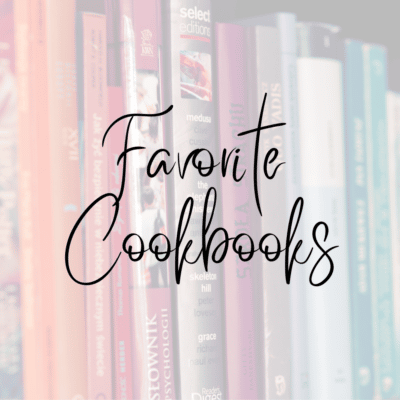 My favorite cookbooks