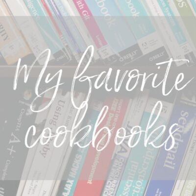 My favorite cookbooks