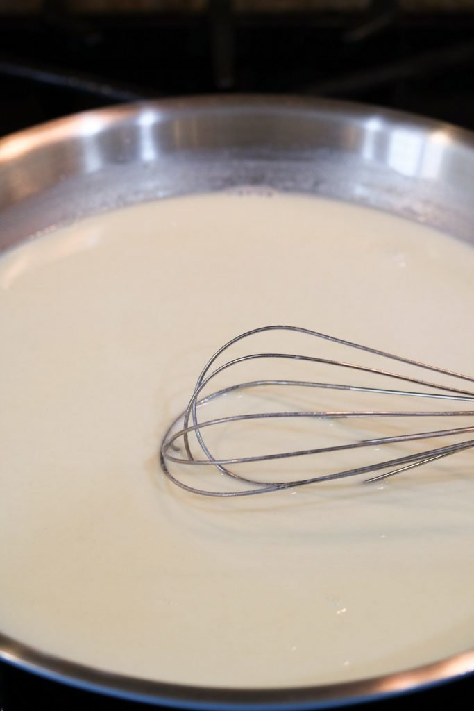 roux in skillet