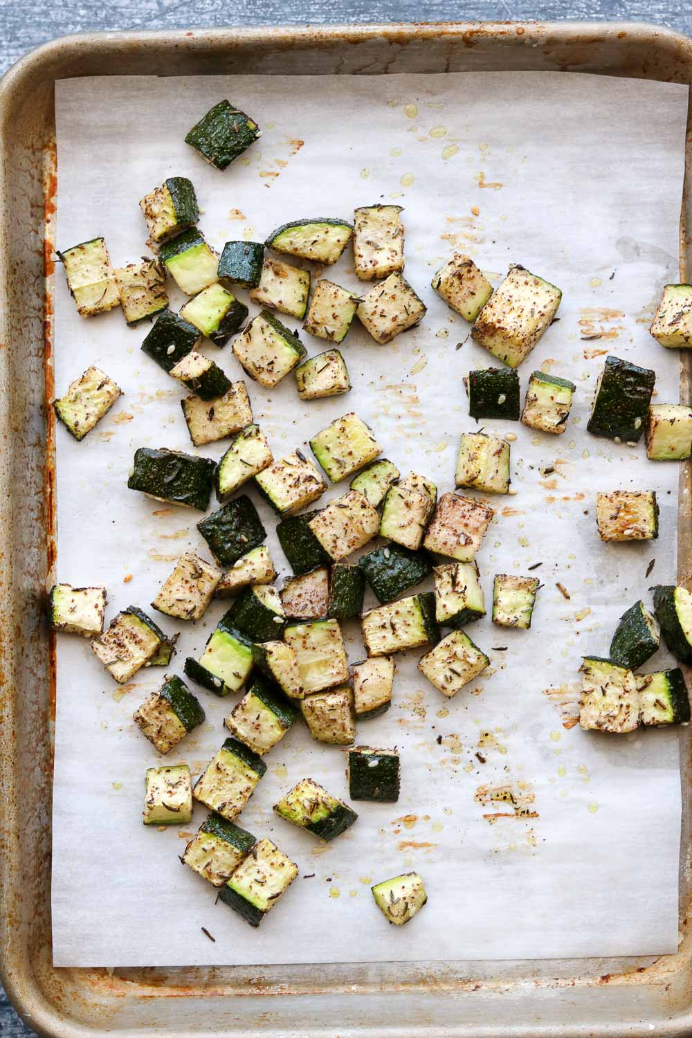 Oven Roasted Za'atar Zucchini Claudia's Table