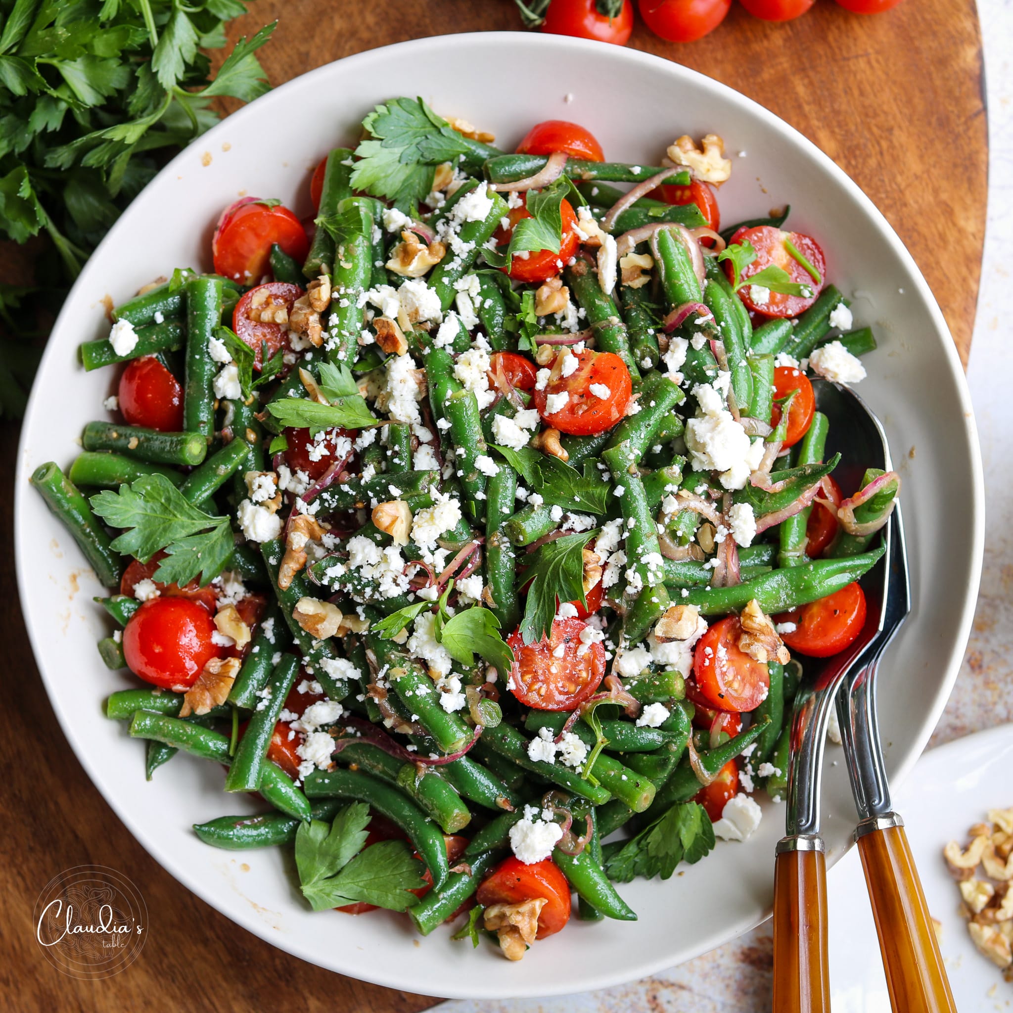 Simple Green Bean Tomato Salad