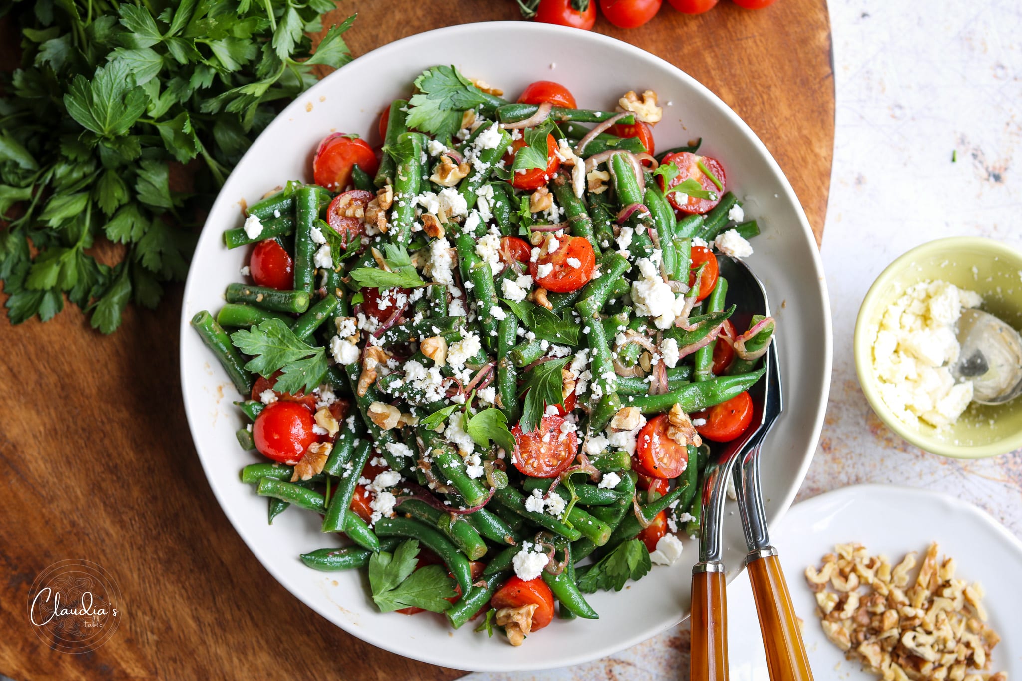 simple green bean tomato salad