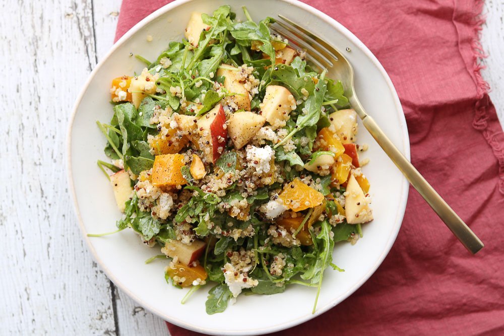 Roasted Golden Beet Salad With Quinoa