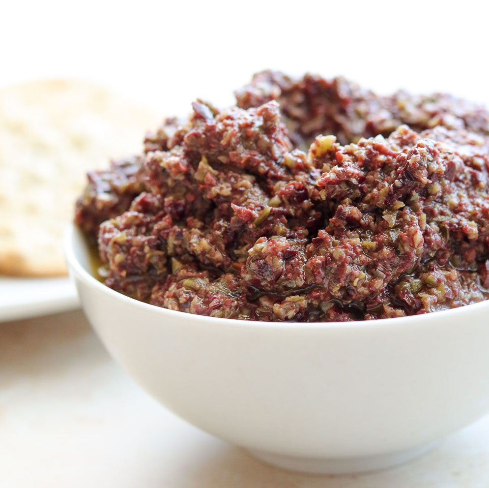 Mixed Olive Tapenade Anchovy Free Claudia's Table