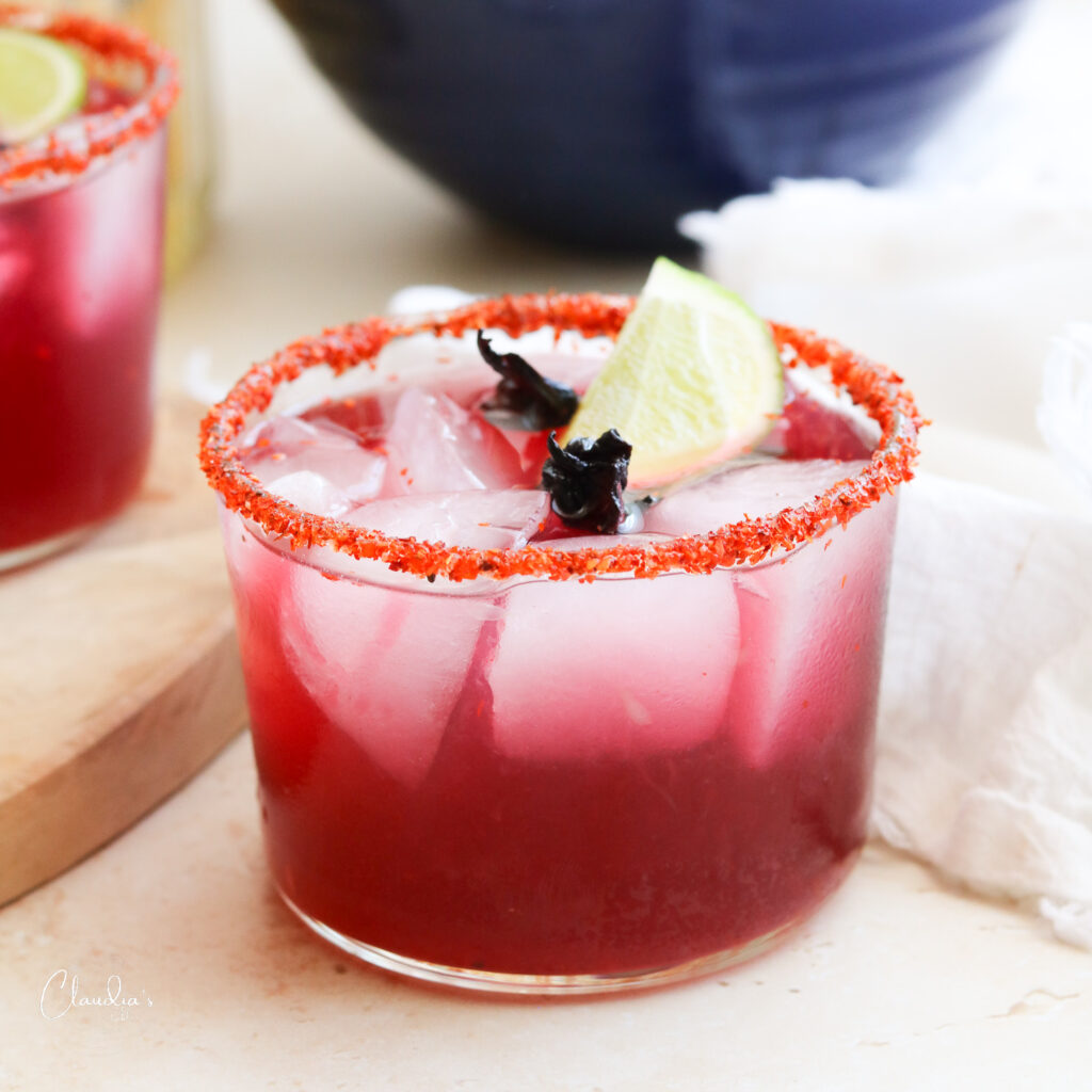 Hibiscus Tequila Cocktail Claudia's Table