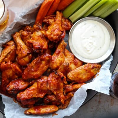 Baked Beer BBQ Chicken Wings
