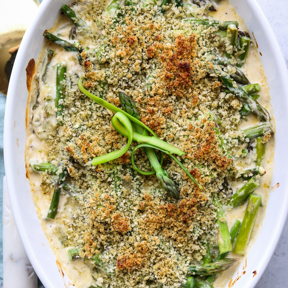 Baked Asparagus in Gruyère Cheese Sauce – Claudia's Table