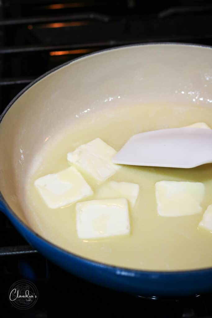 butter melting 