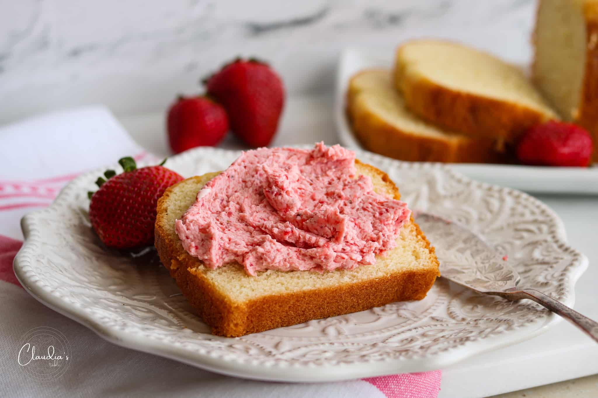 Roasted Strawberry Compound Butter