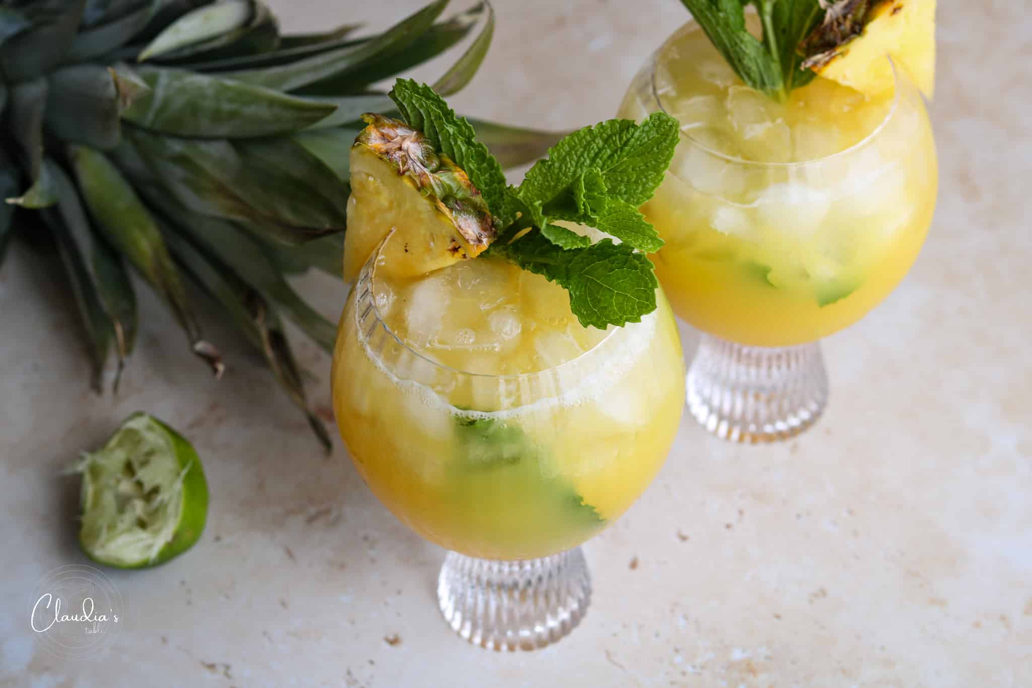Healthy Tropical Mocktail