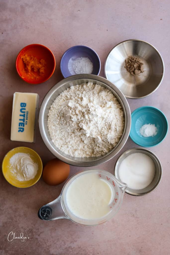 ingredents for scones