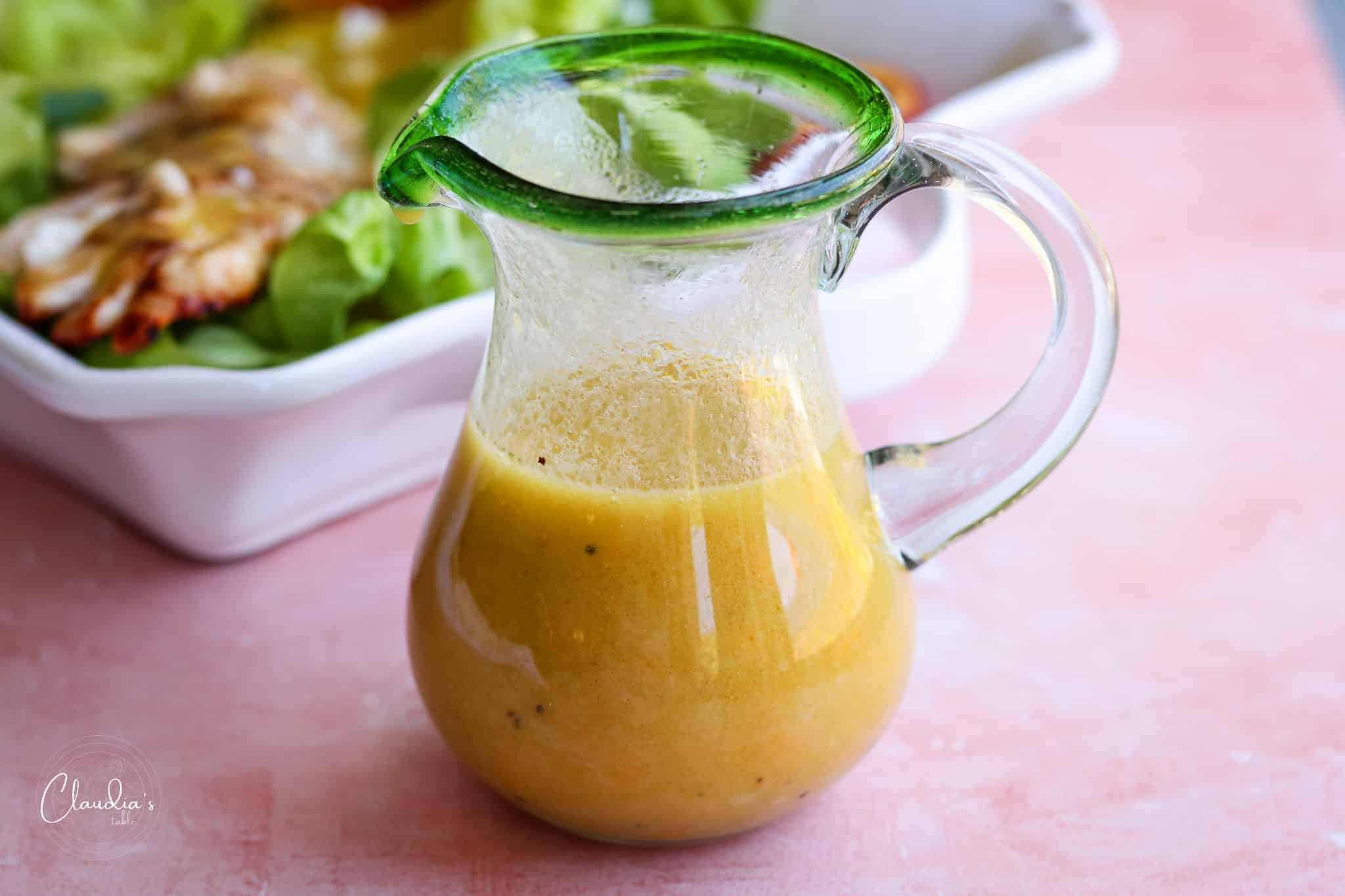 fresh peach salad dressing