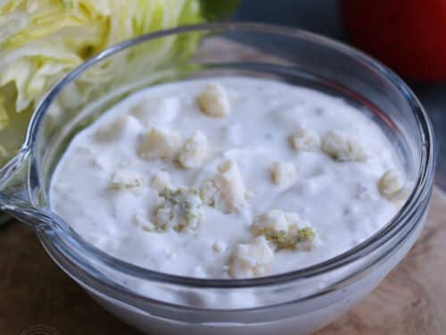Classic Homemade Chunky Blue Cheese Dressing