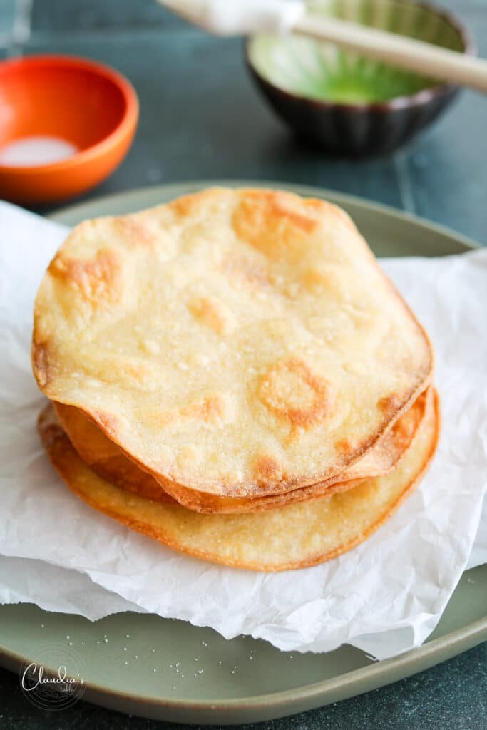 how to make tostada shells 