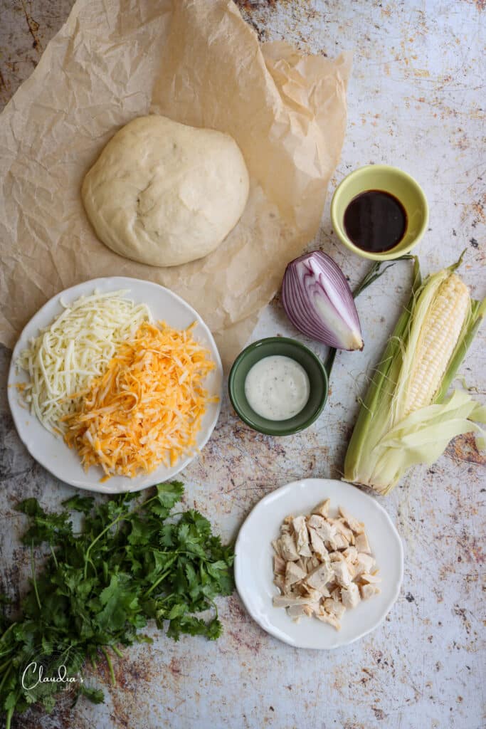 bbq chicken pizza ingredients 